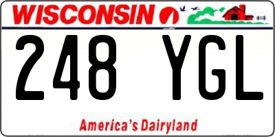 WI license plate 248YGL