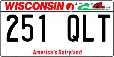 WI license plate 251QLT