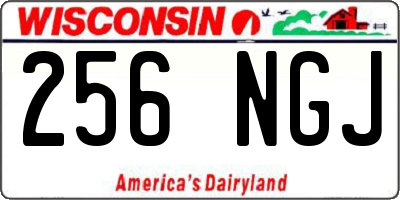 WI license plate 256NGJ
