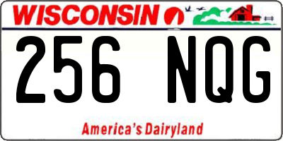 WI license plate 256NQG
