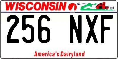 WI license plate 256NXF