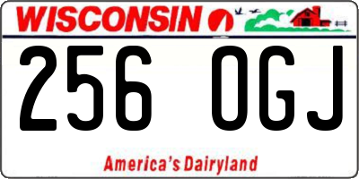 WI license plate 256OGJ