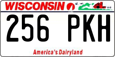 WI license plate 256PKH