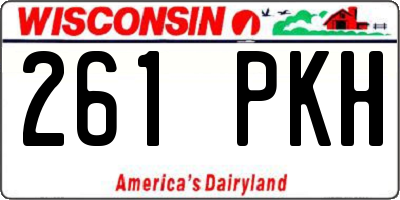 WI license plate 261PKH