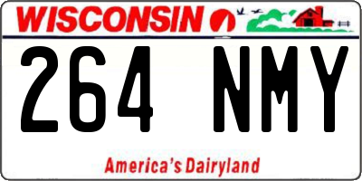 WI license plate 264NMY
