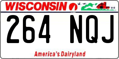 WI license plate 264NQJ