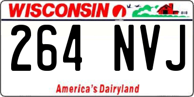 WI license plate 264NVJ