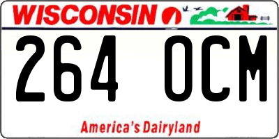 WI license plate 264OCM