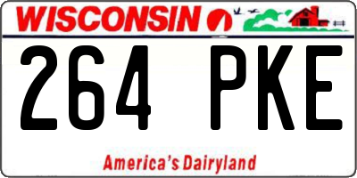 WI license plate 264PKE