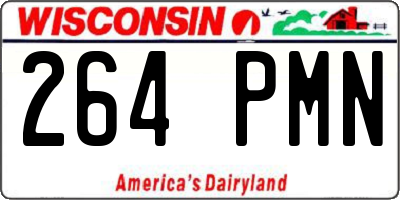 WI license plate 264PMN