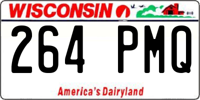 WI license plate 264PMQ