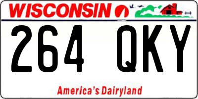 WI license plate 264QKY
