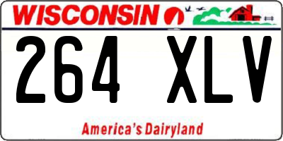 WI license plate 264XLV