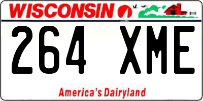 WI license plate 264XME