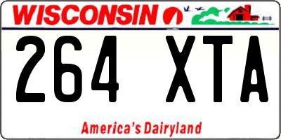 WI license plate 264XTA