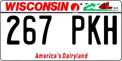 WI license plate 267PKH