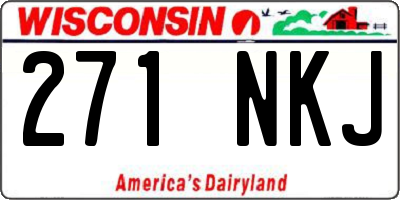 WI license plate 271NKJ