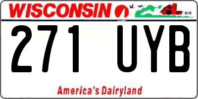 WI license plate 271UYB