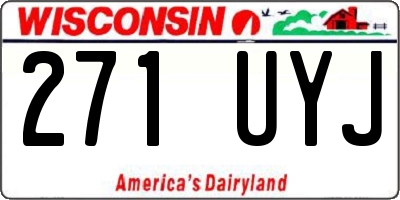 WI license plate 271UYJ