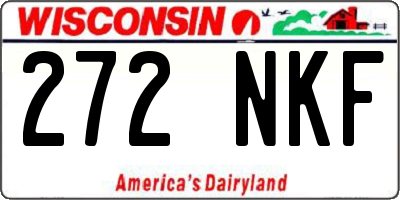 WI license plate 272NKF