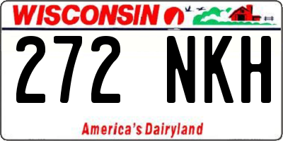WI license plate 272NKH