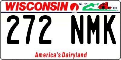 WI license plate 272NMK