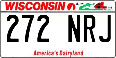 WI license plate 272NRJ