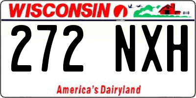 WI license plate 272NXH