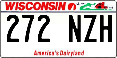 WI license plate 272NZH
