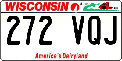WI license plate 272VQJ