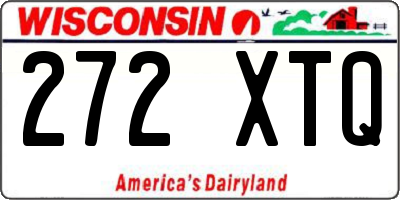 WI license plate 272XTQ