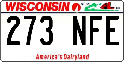 WI license plate 273NFE