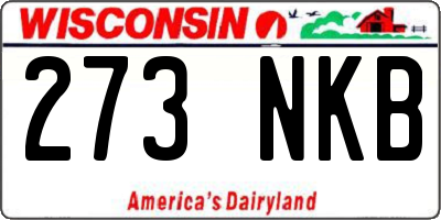 WI license plate 273NKB