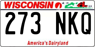 WI license plate 273NKQ