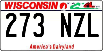 WI license plate 273NZL