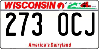 WI license plate 273OCJ
