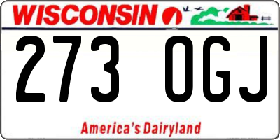 WI license plate 273OGJ