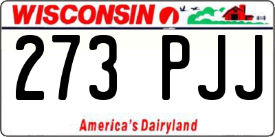 WI license plate 273PJJ