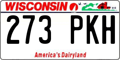 WI license plate 273PKH