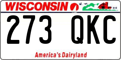 WI license plate 273QKC