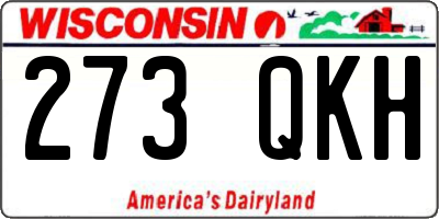 WI license plate 273QKH