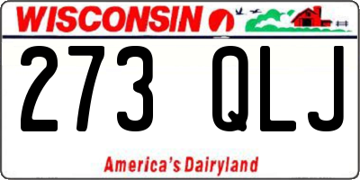 WI license plate 273QLJ