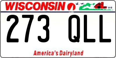 WI license plate 273QLL