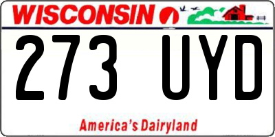 WI license plate 273UYD