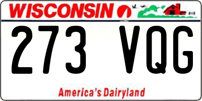 WI license plate 273VQG