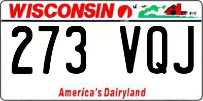 WI license plate 273VQJ