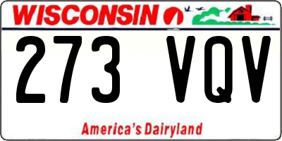 WI license plate 273VQV