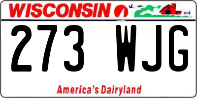 WI license plate 273WJG