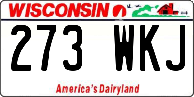 WI license plate 273WKJ