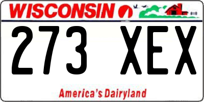 WI license plate 273XEX